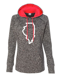 State Poly Contrast Women's Hoodie