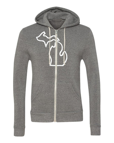 Mitten Unisex Full Zip Hoodie