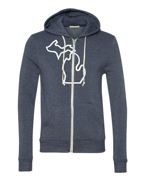 Mitten Unisex Full Zip Hoodie