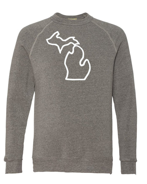 Mitten Triblend Unisex Crewneck Sweatshirt